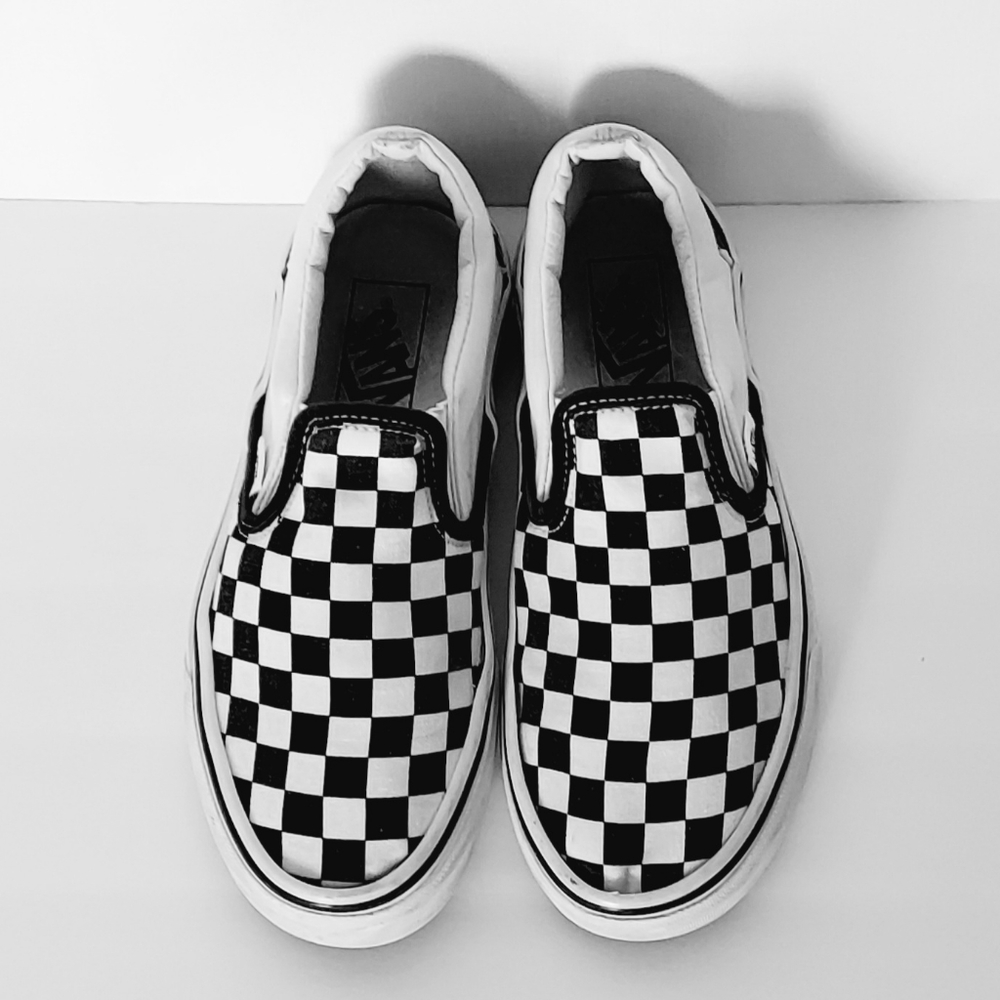 CLASSIC CHECKERBOARD VANS #98 - Picture 1 of 6